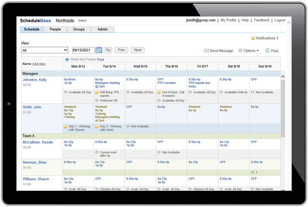 online employee scheduling software free