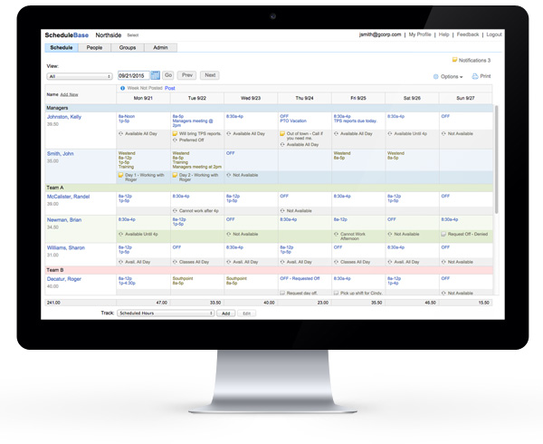 Easy Online Schedule Maker for Gyms and Fitness Centers